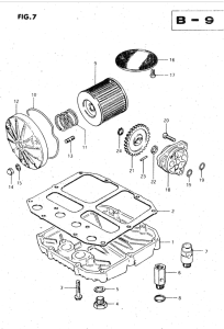 GS450 Масляный насос и фильтр