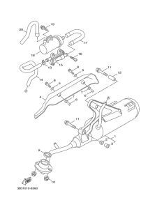 XF50 Выхлопная система