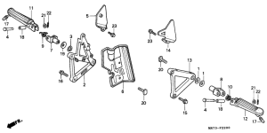VFR750R Ступень передачи