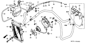 FJS600 Радиатор