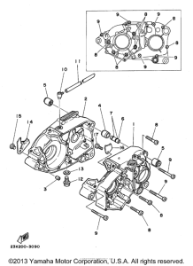 RT180K Картер двигателя