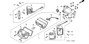 SA75 Taillight / rear winker