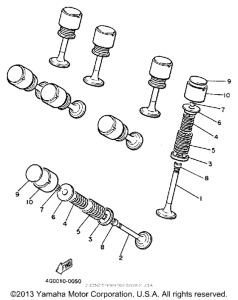 YX600T Клапана