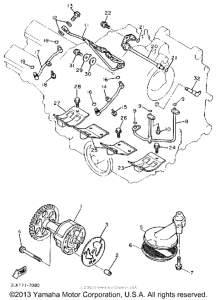 FZR1000U Масляный насос