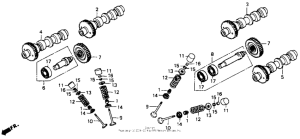 ST1100 Распределительный вал