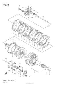 VZ800 Сцепление