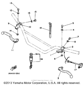 IT490K Handle switch-lever