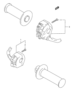 DR200 Рулевой переключатель