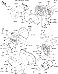 VN900 Engine cover(s)(1 / 2)