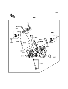 EX250 (ABS) スロットル