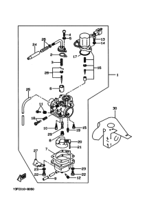 CX50 Tobera  carburador