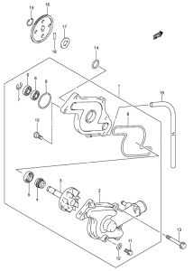 SV650 Водяная помпа