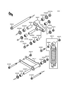 VN400 Подвеска  /  амортизатор