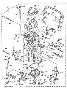 YZ400F Карбюратор