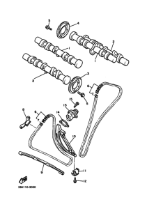 XVZ13DA Распределительный вал & chain