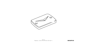 VTX1300C Chrome billet master cylinder cover set (v)