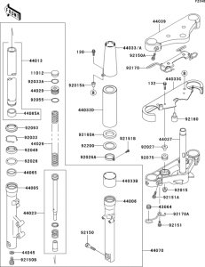 VN800 Front fork(1 / 2)