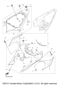 YZF-R6 Боковые обтекатели
