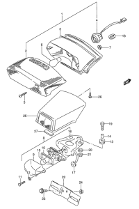 GSX600 Задний фонарь