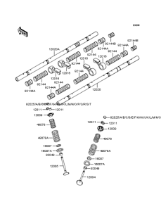 ZX1100 Rocker arms / valves