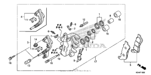 NSS300 (ABS) Передний суппорт