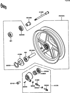 KR250 Переднее колесо