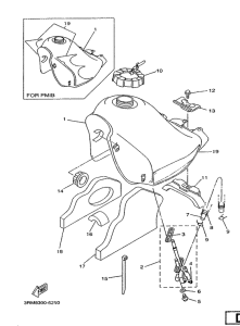 DT125E Rpservoir a carburant
