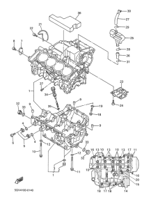 YZF-R6 Картер двигателя