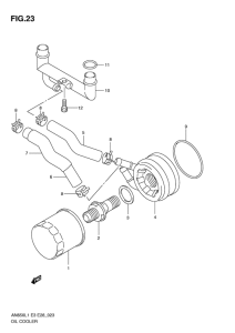 AN650 (ABS) Масляный радиатор