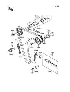 KL650 Распред вал