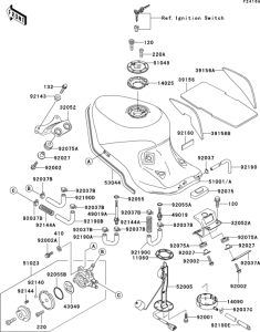 ZX1100 Fuel tank(1 / 2)(zx1100-d4)