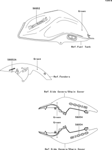 ZR1000 Decals(green)(c8f)