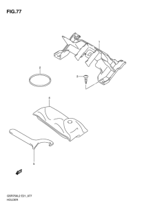 GSR750 (ABS) Brush holder