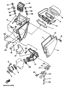 TT250R Впускная система