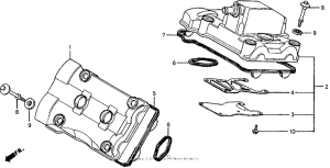 RVF750 Крышка головки цилиндров