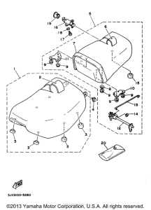 XV535J Сиденье
