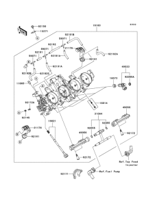 ZX600 Accelerator assy