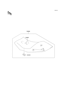 EX400 Сиденье