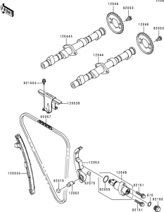 ZR750 Распред вал