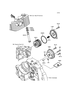 KLX150 Масляный насос