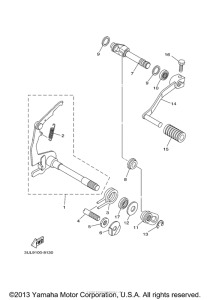 RT100M Вал переключения