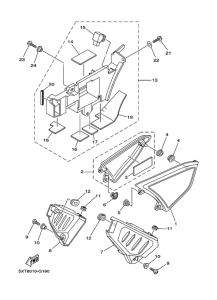 XG250 ｻｲﾄﾞｶﾊﾞｰ