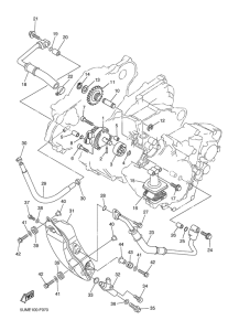 WR250F Масляный насос