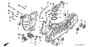 NE50 Crankcase / oil pump