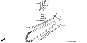 SCV100 Цепь грм / натяжное устройство