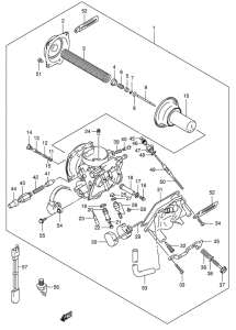 VL125 Carburetor assy