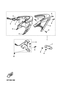 XQ125 Taillight unit ass`y