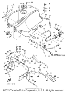 FJ1200AD Топливный бак