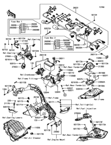 ZX1000 車体電装品