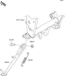 ZR800 Подножка